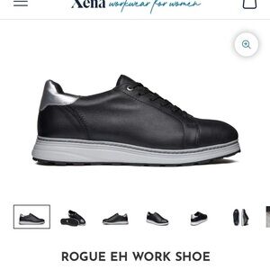 Rogue EH Women's Black and Silver Sneakers
